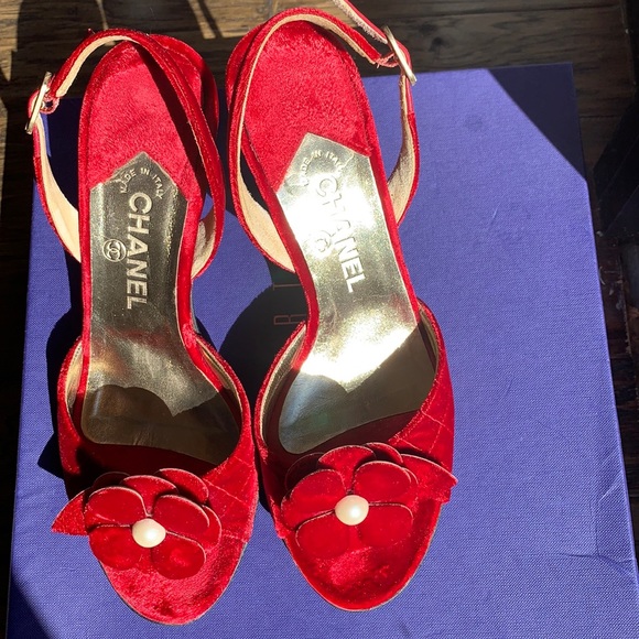 Red chanel heels Clearance